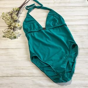 Shapemaker halter style one piece swimsuit